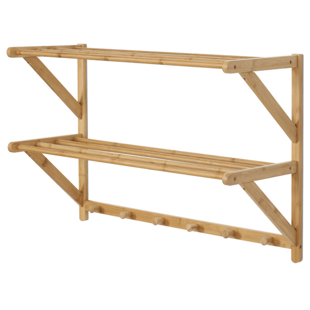 DR-B005 NAT - Věšák, bambus, přírodní, DR-B005 NAT