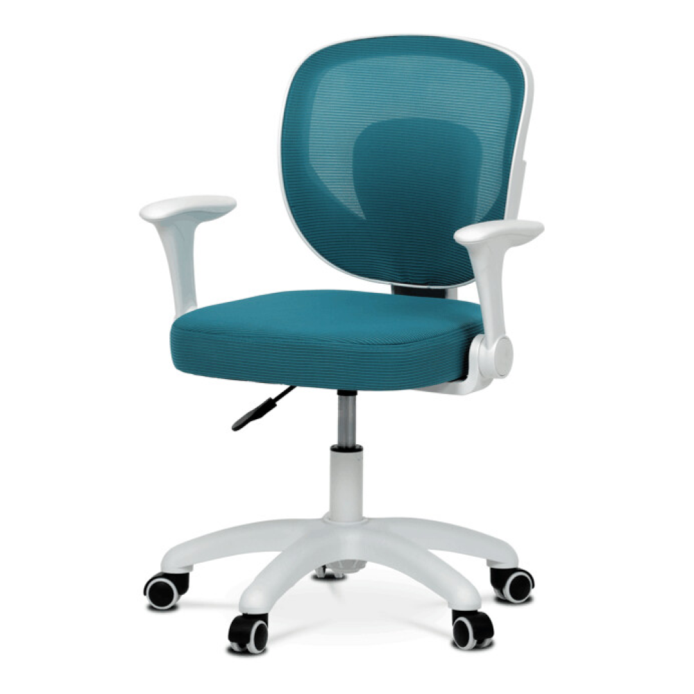 KA-K1062 BLUE - Dětská židle, výškově nastavitelná, modrá síťovina, KA-K1062 BLUE