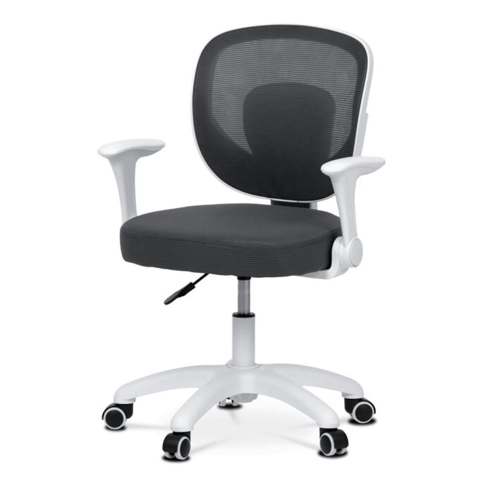 KA-K1062 GREY - Dětská židle, výškově nastavitelná, šedá síťovina, KA-K1062 GREY