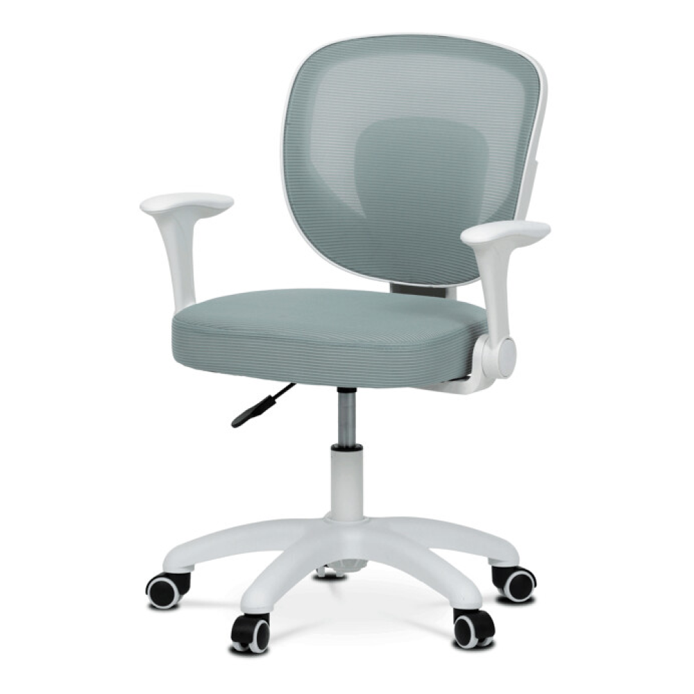 KA-K1062 GRN - Dětská židle, výškově nastavitelná, zelená síťovina, KA-K1062 GRN