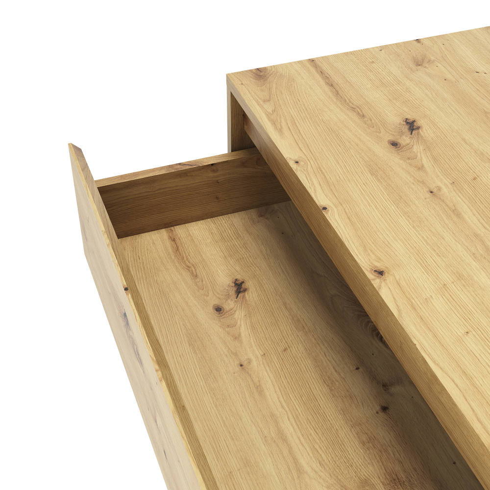 Komoda, dub artisan, BOGAN NEW 5S40