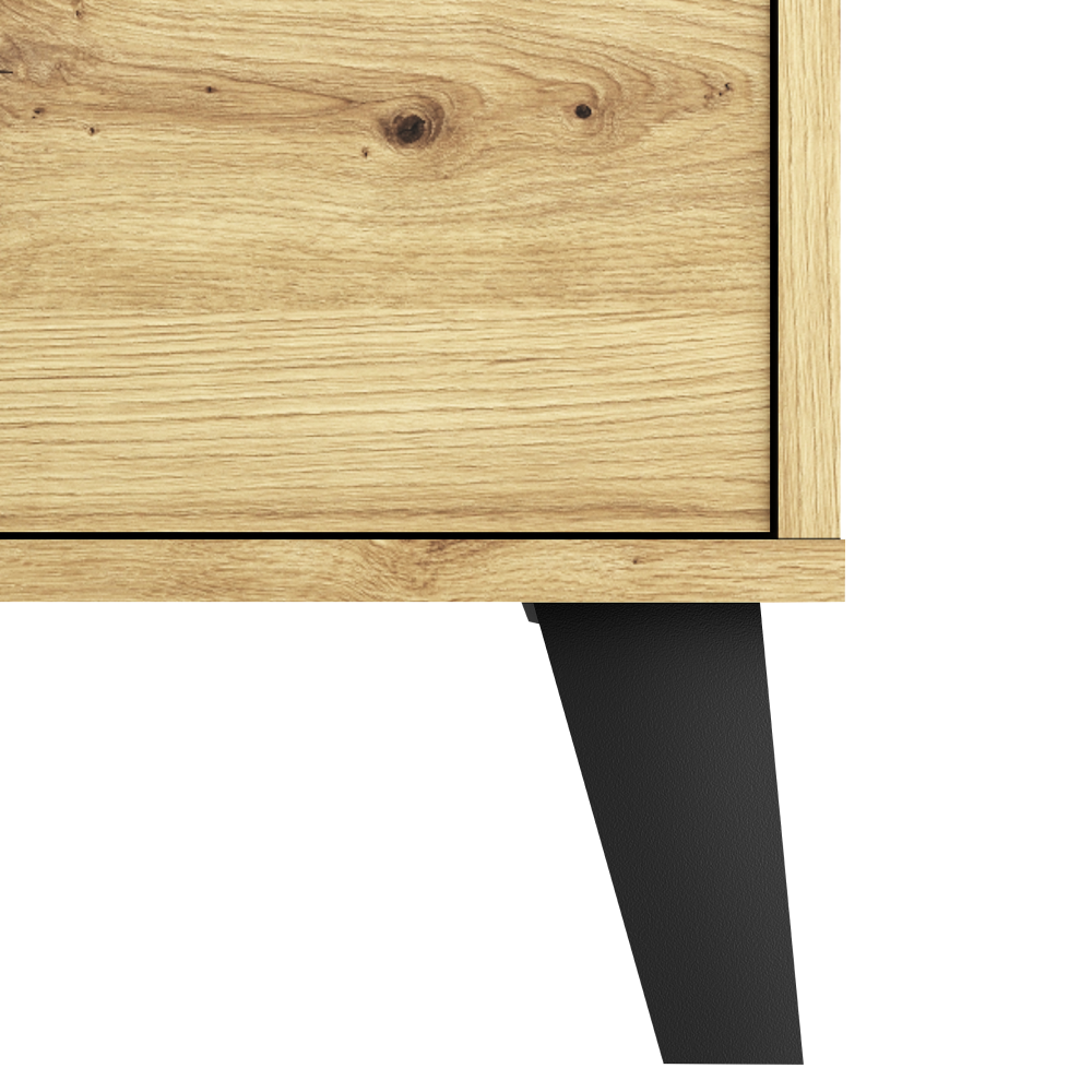 Komoda, dub artisan, BOGAN NEW 5S40