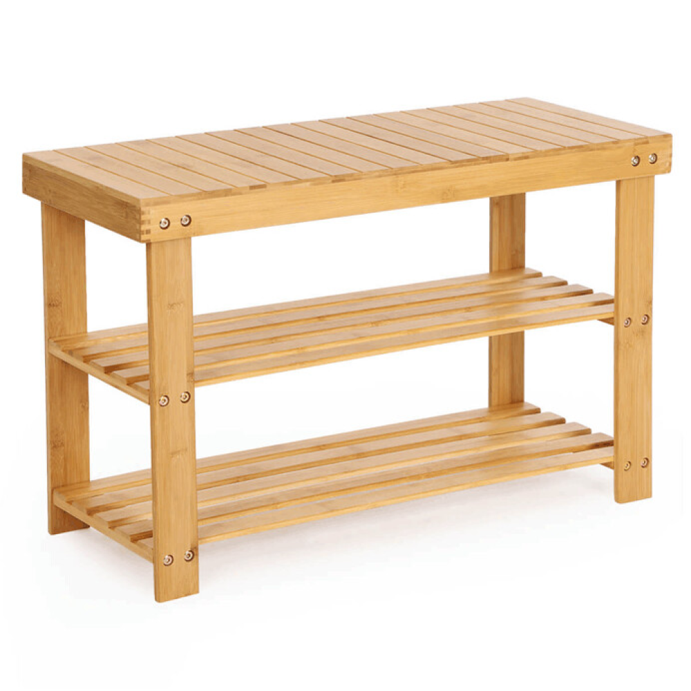 ABO-E1004 NAT - Botník, bambus, přírodní, ABO-E1004 NAT