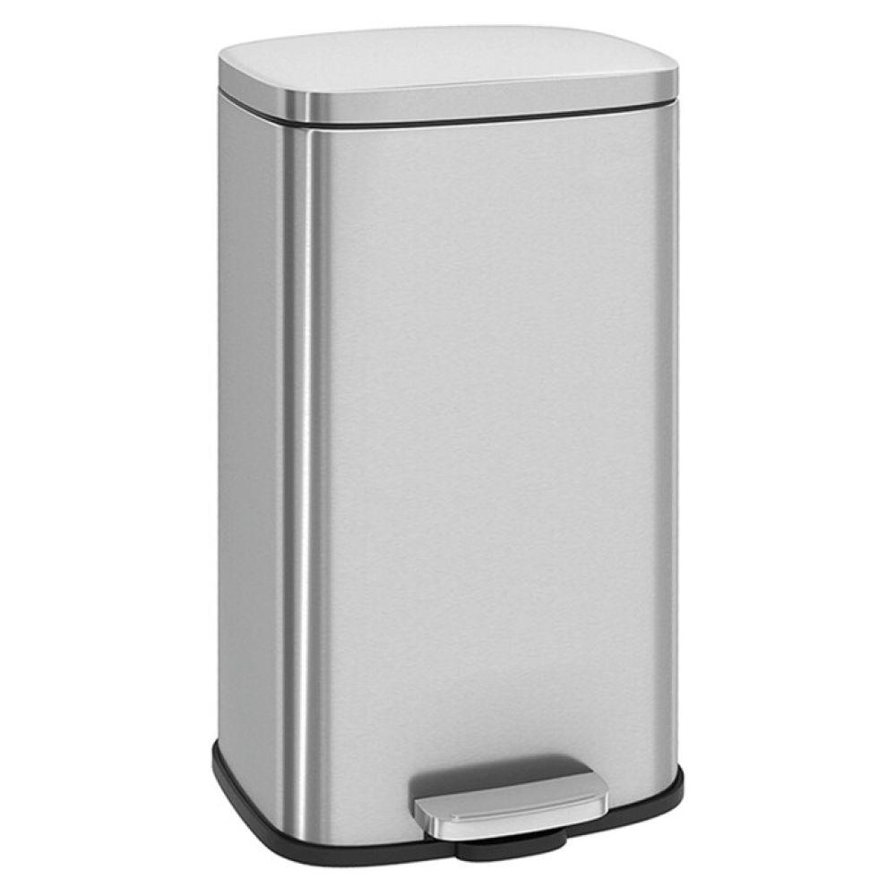 AUK-E1103 CR - Koš na odpadky, kov, stříbrná, AUK-E1103 CR