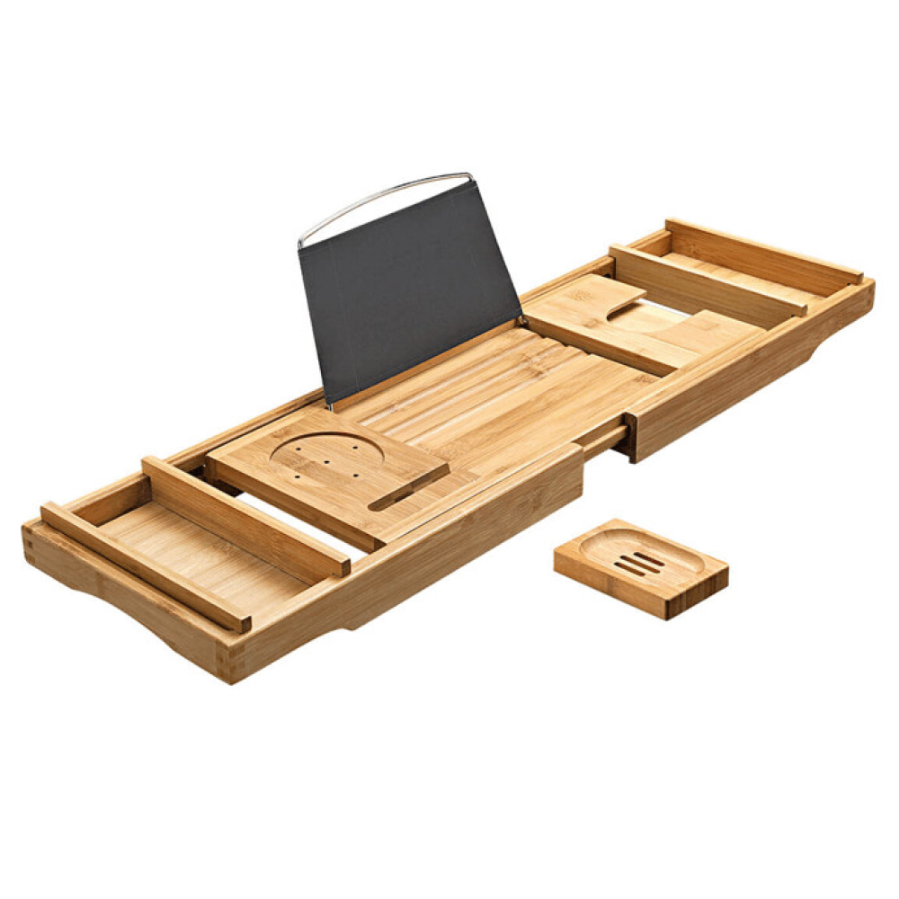 AUP-E1088 NAT - Odkládací stolek 109x23x5cm, bambus AUP-E1088 NAT