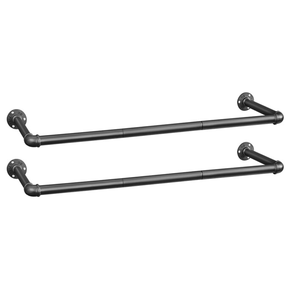 AUV-E1067 BK - Věšák, kov, černá, AUV-E1067 BK