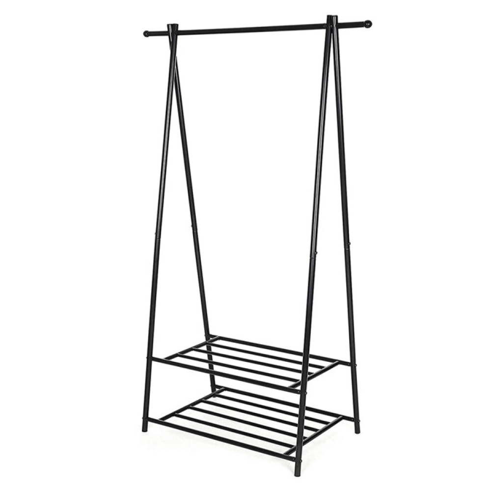 AUV-E1105 BK - Věšák, kov, černá, AUV-E1105 BK