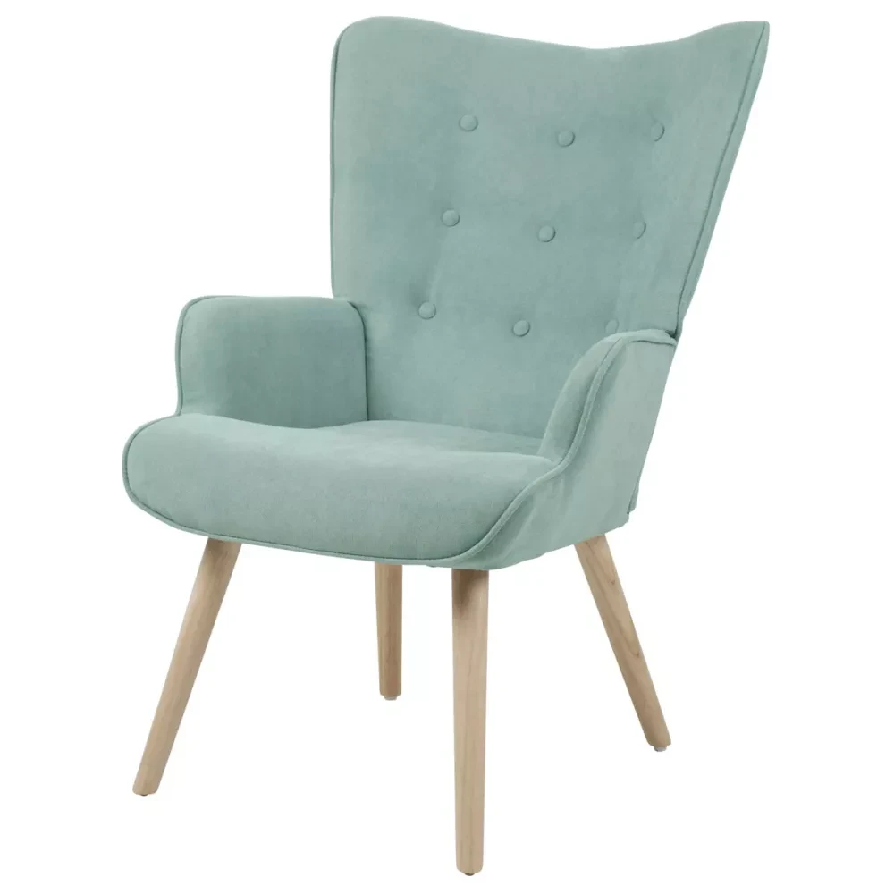 AK-301 BLUE2 - Relaxační křeslo, modrá, látka, AK-301 BLUE2
