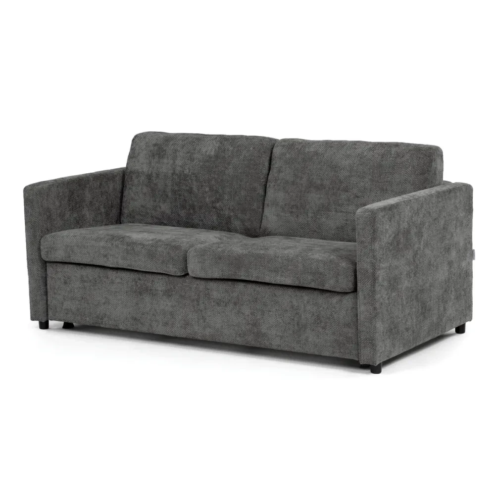 ASB-C3900 GREY2 - Dvoumístná rozkládací pohovka, šedá, látka, ASB-C3900 GREY2