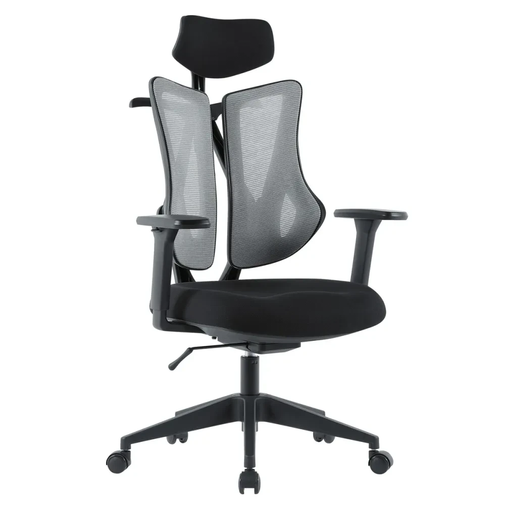 KA-H3245 GREY - Kancelářská židle, synchronní mechanismus, šedá síťovina, KA-H3245 GREY