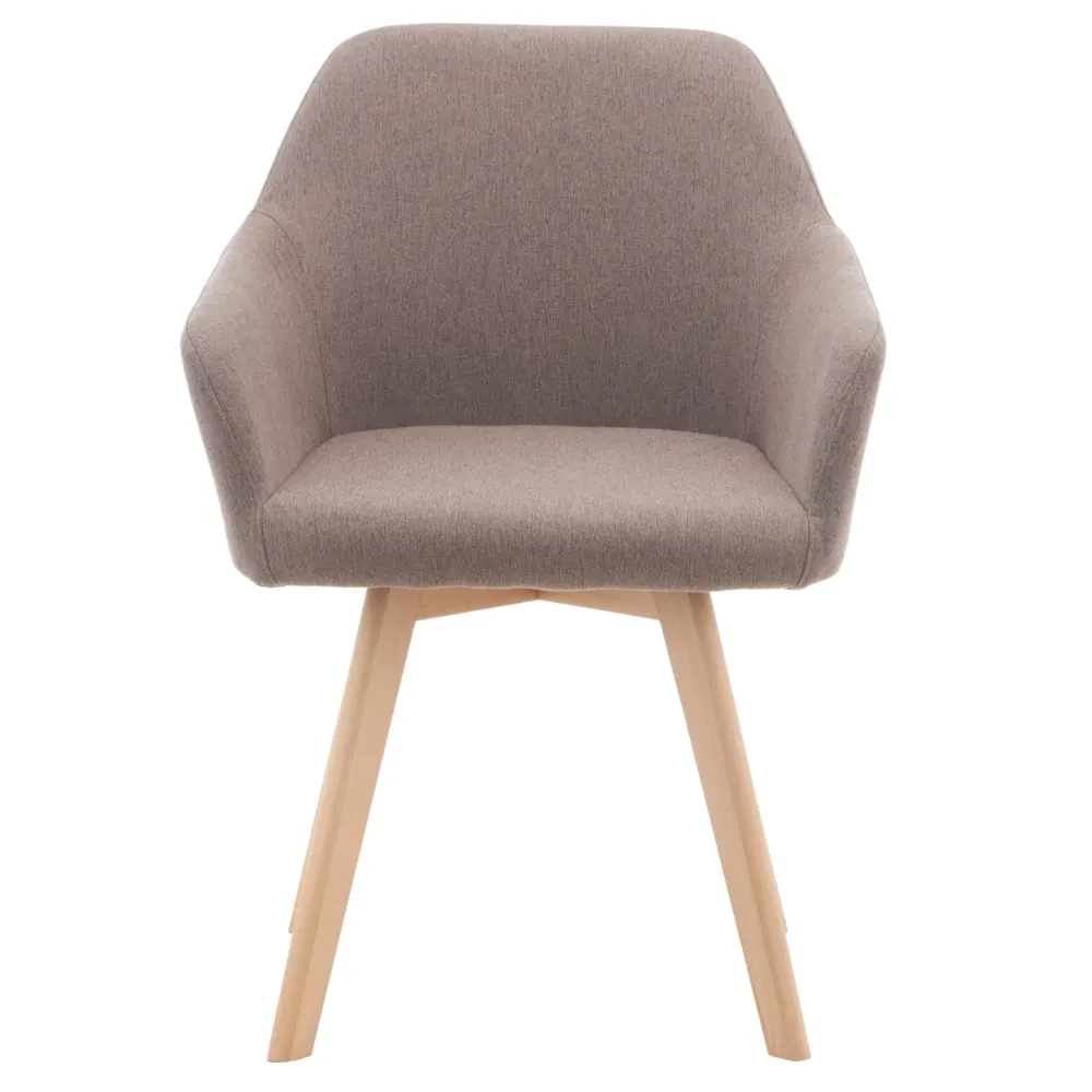 Designové křeslo, hnědá/buk, CLORIN 2 NEW