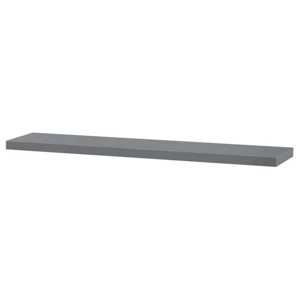 P-002 GREY - Polička, mdf, šedá, P-002 GREY