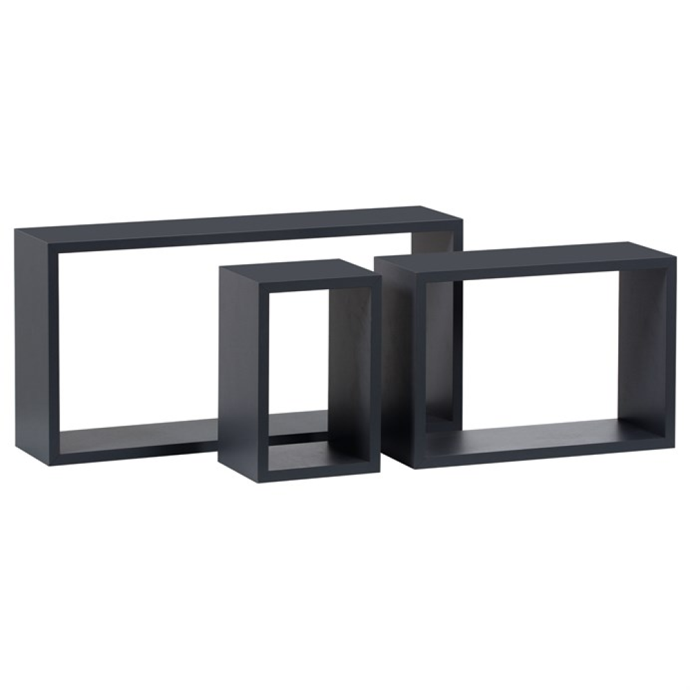 P-009 GREY2 - Polička, mdf, šedá, P-009 GREY2