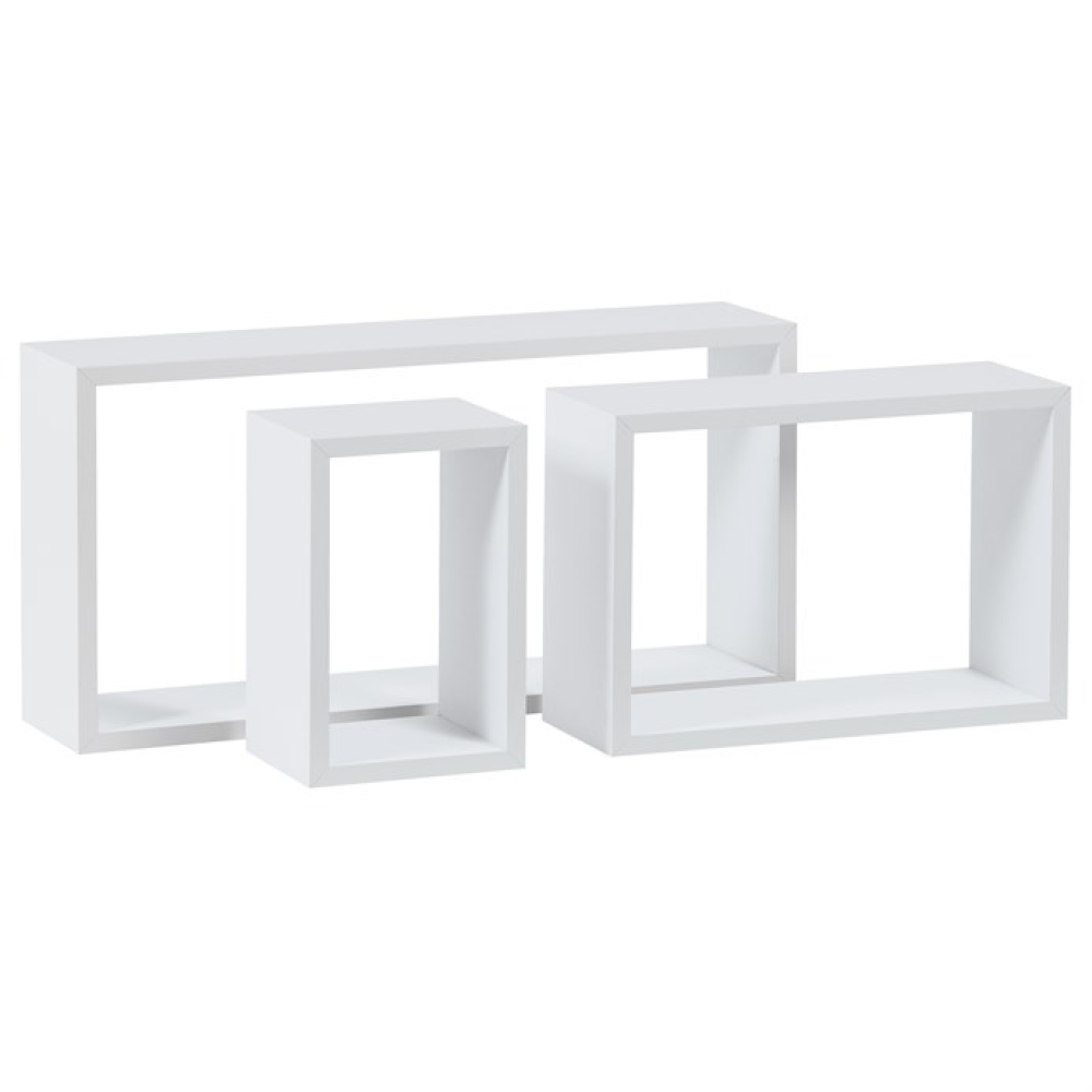 P-009 WT2 - Polička, mdf, bílá, P-009 WT2