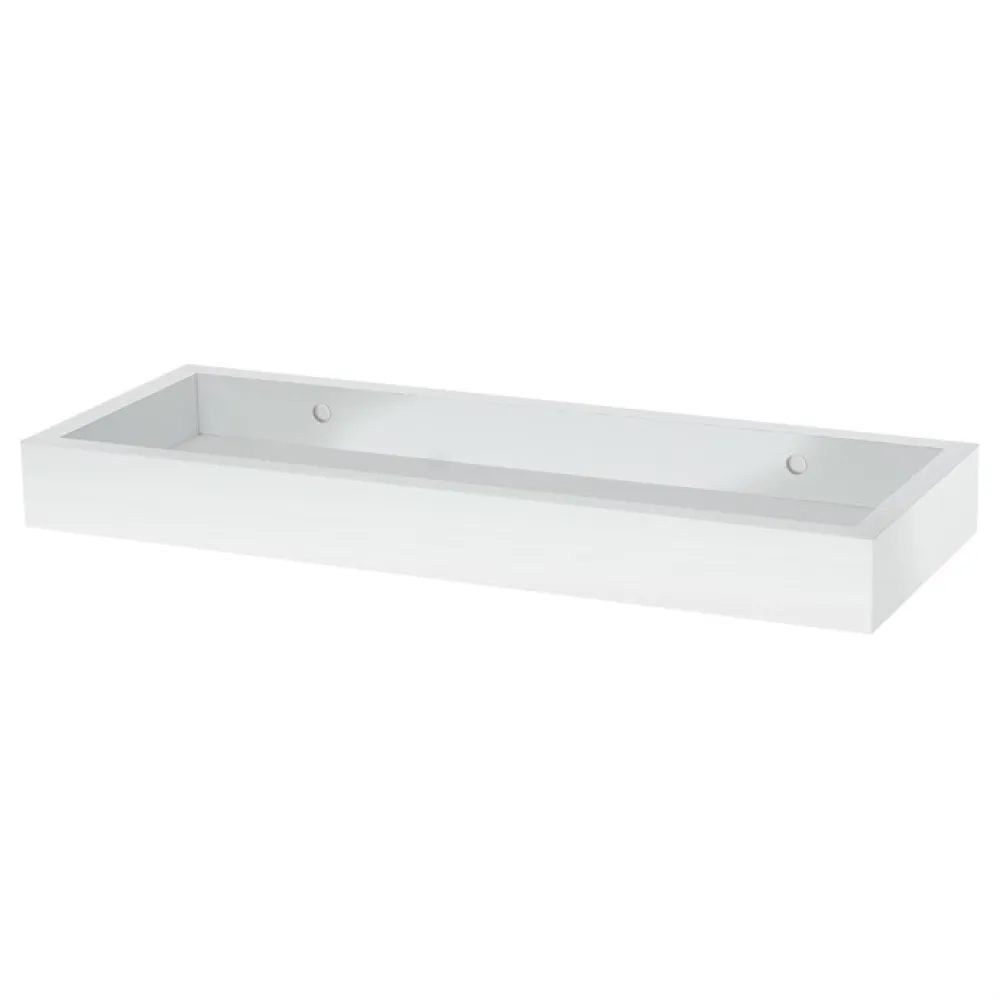 P-010 WT - Polička, mdf, bílá, P-010 WT