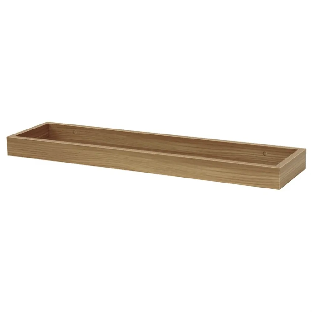 P-011 OAK - Polička, mdf, hnědá, P-011 OAK