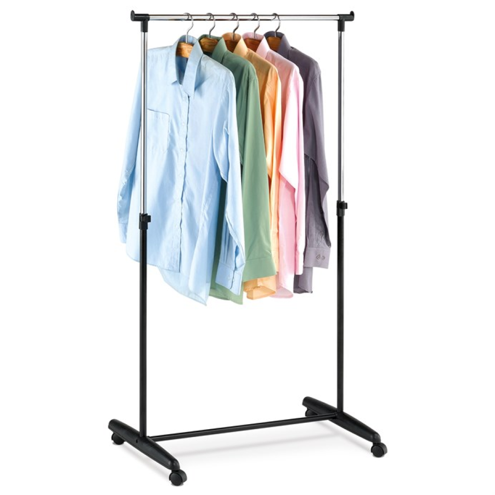 ABD-1201 BK - Stojan na šaty, kov, černá, ABD-1201 BK