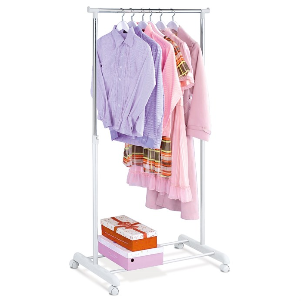 ABD-1209 WT - Stojan na šaty, plast, bílá, ABD-1209 WT