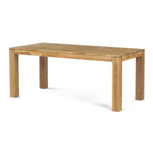 DS-H180 DUB - Jídelní stůl 180x90x75, masiv dub bílý, povrchová úprava olejem, nohy 10x10 cm